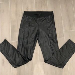 NWOT BCBG leather leggings